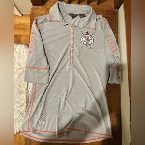 Goode rider girls polo shirt